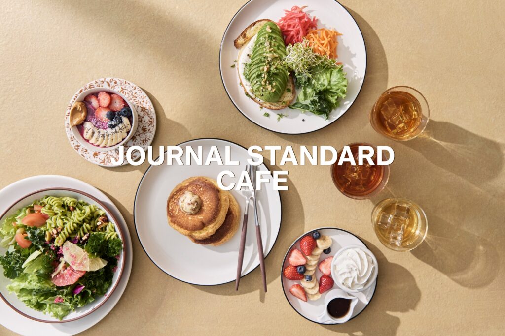 JOURNAL STANDARD CAFEのパンケーキ、サラダ、アサイーボウル、ティー
